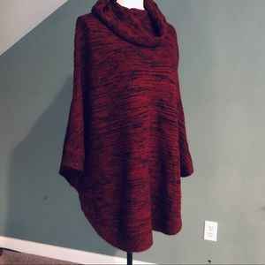Fall poncho sweater